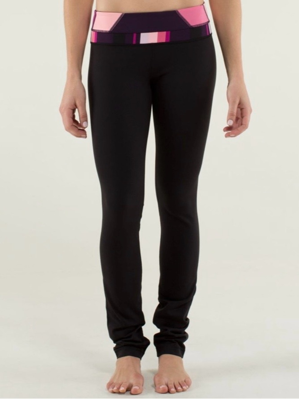 Lululemon Skinny Groove Pant *Full-On Luon Black / Quilt Winter 13-05